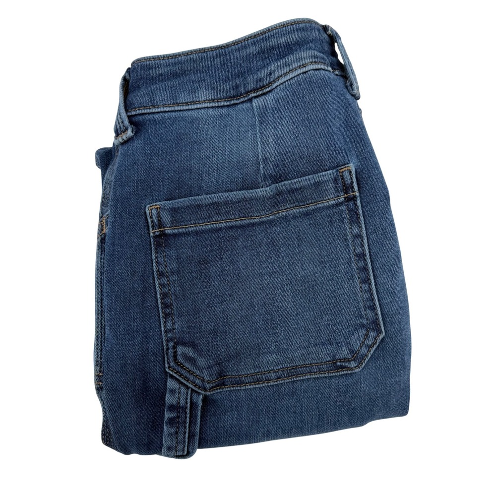 Edgely Womens High Rise Slim Straight Ankle Carpenter Jeans Blue Size‎ 6